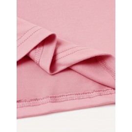 Don't let pigeons teach Graphic Print T-shirt, Short Sleeve Crew Neck Casual Top for Summer & Spring, Women's Clothing