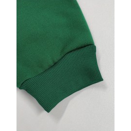 Women's Dental Assistant Graphic Print Crew Neck Sweatshirt - Teeth Leopard Pattern Casual Pullover, Relaxed Fit Fall & Spring Top, Machine Washable, Dental Assistant Gifts, No Stretch Fabric