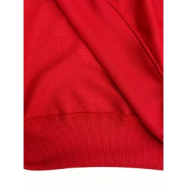 Women'S Plus Size Cartoon Squirrel Graphic Sweatshirt - Casual Long Sleeve Crew Neck, Machine Washable Polyester, Fall/Winter Sportswear with Funny Squirrel Applique Design